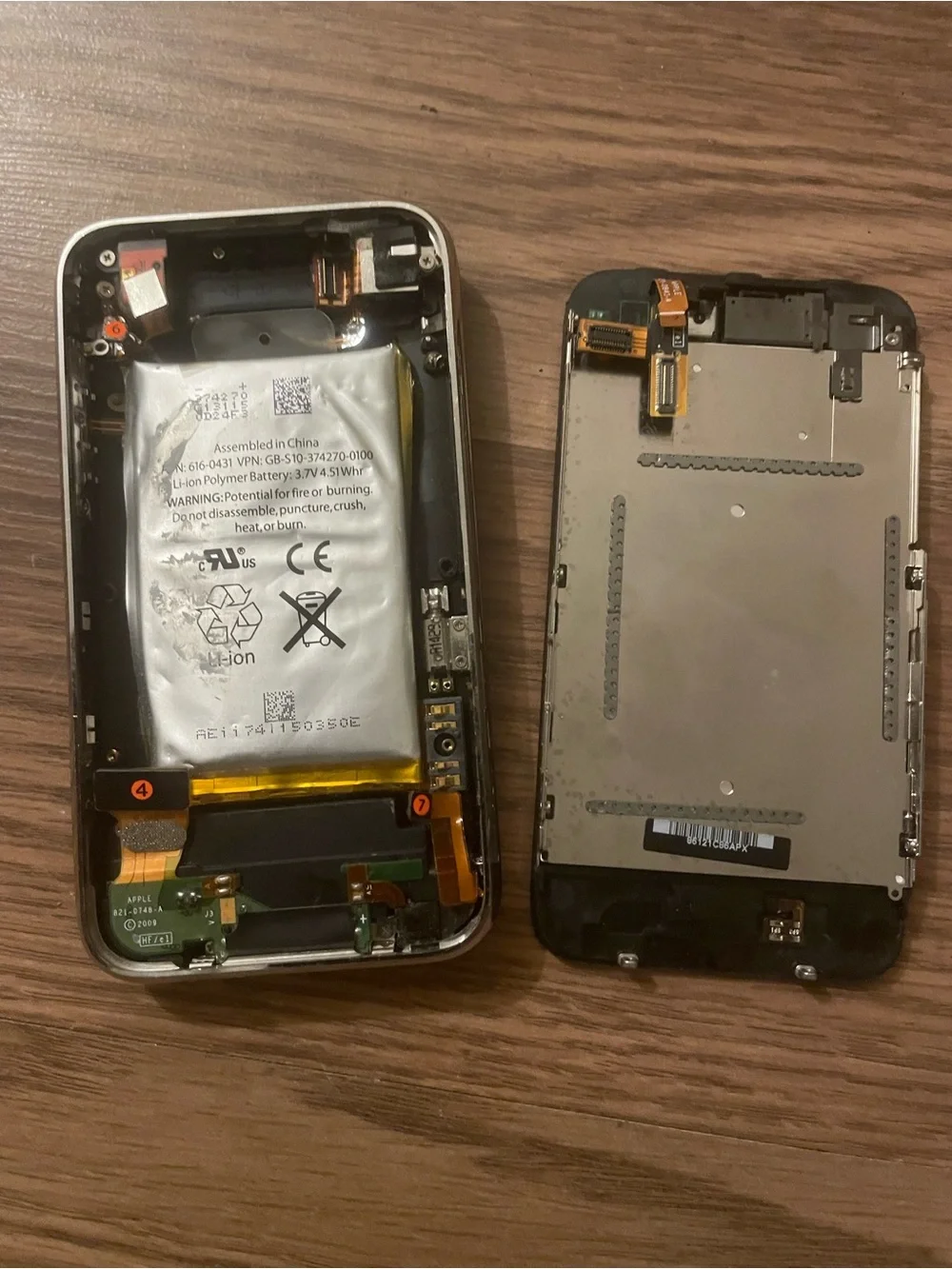 Apple Black Front Glass and Digitizer Assembly